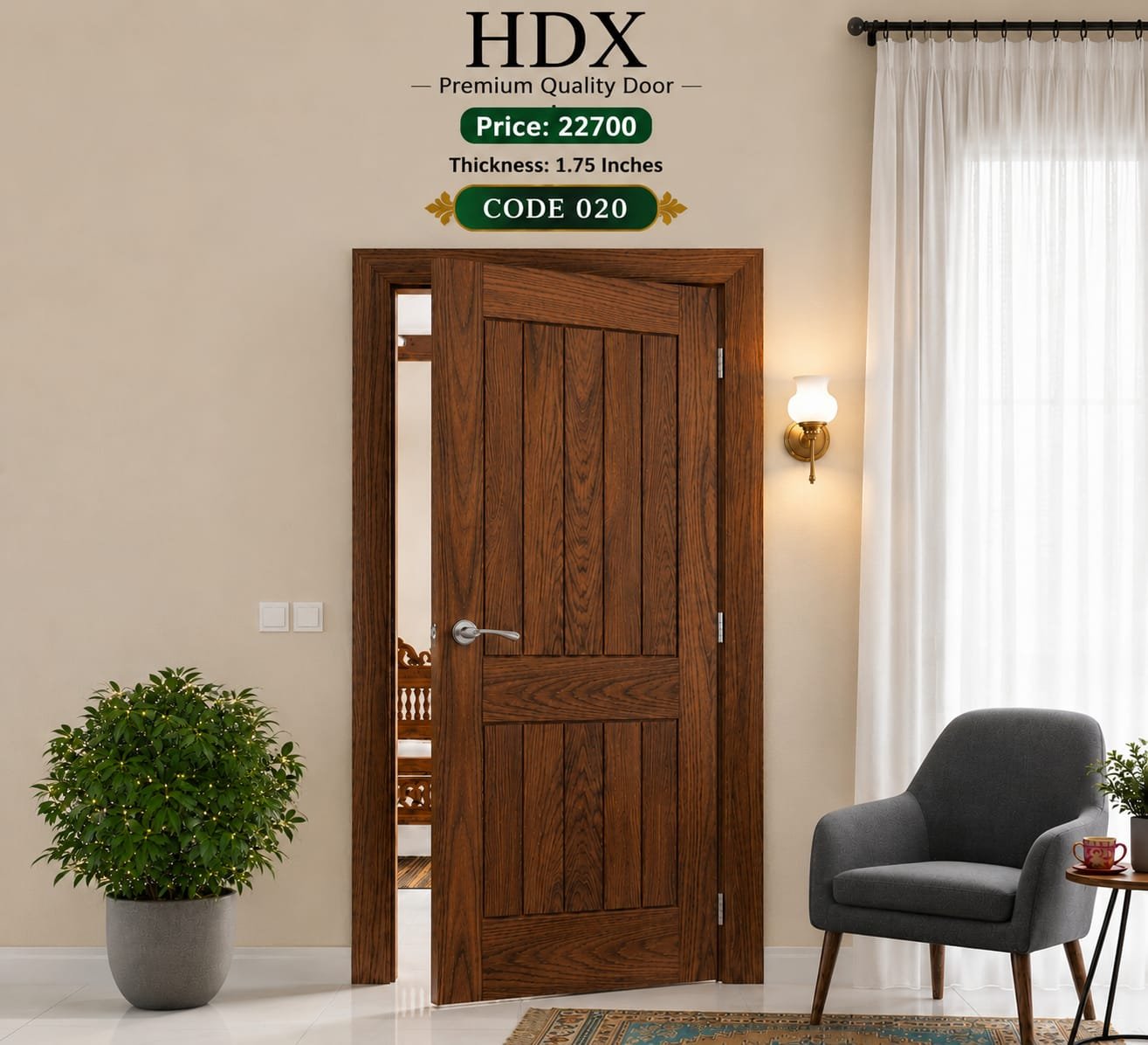 HDX Door Code 020