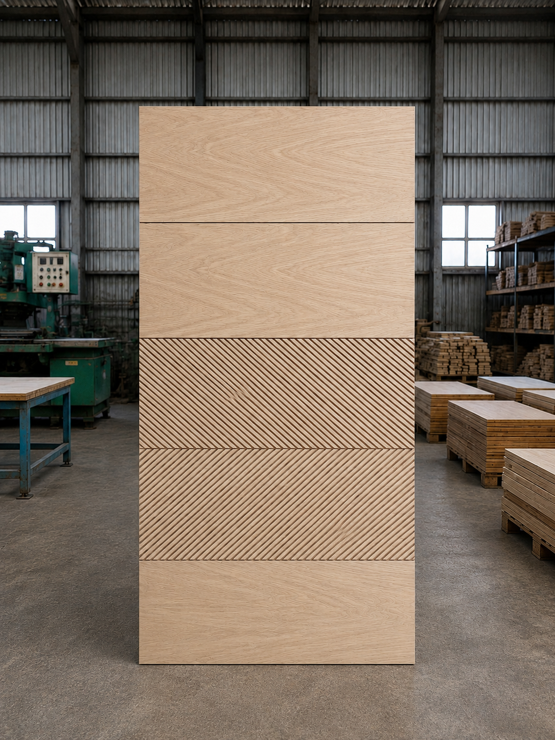 Ash Veneer Door Design 04