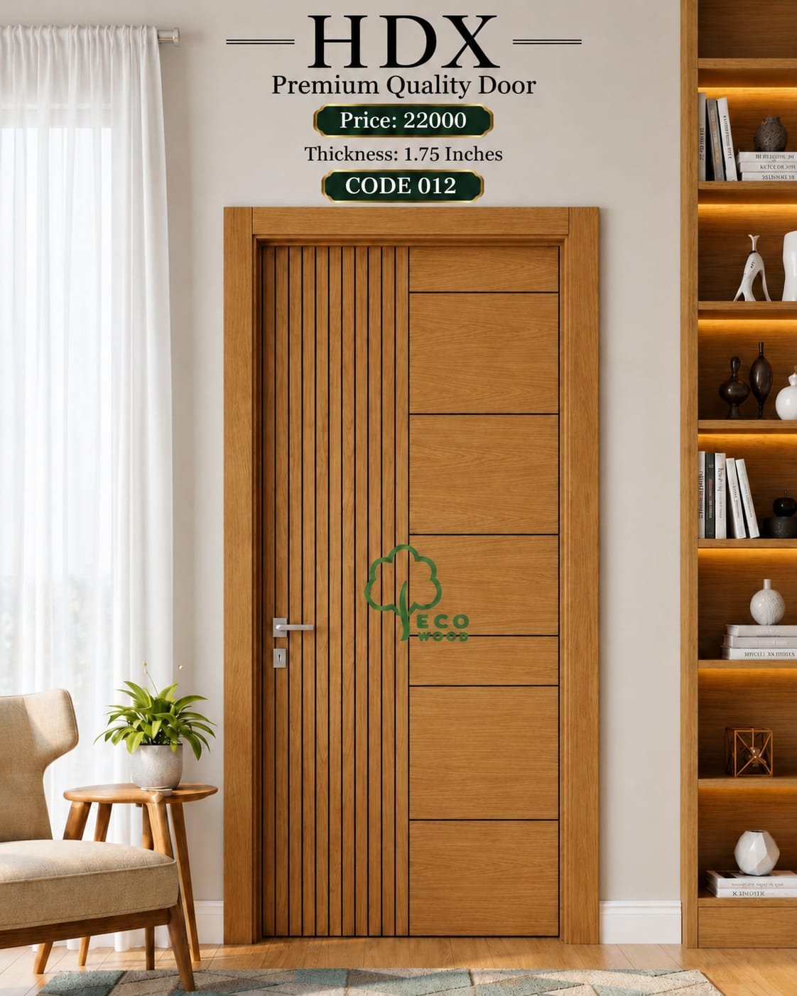 EcoWood HDF Door Code 012