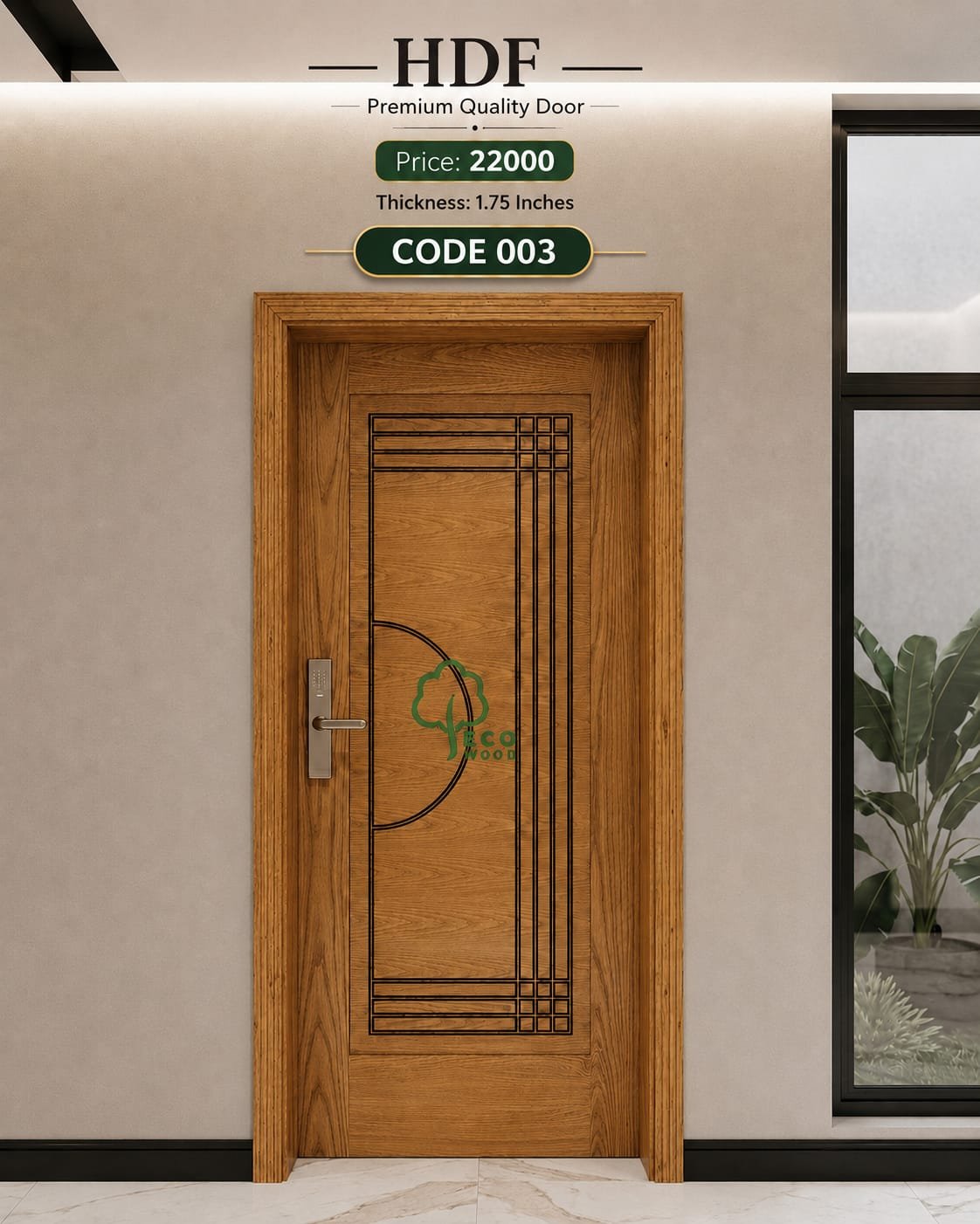 EcoWood HDF Door Code 003
