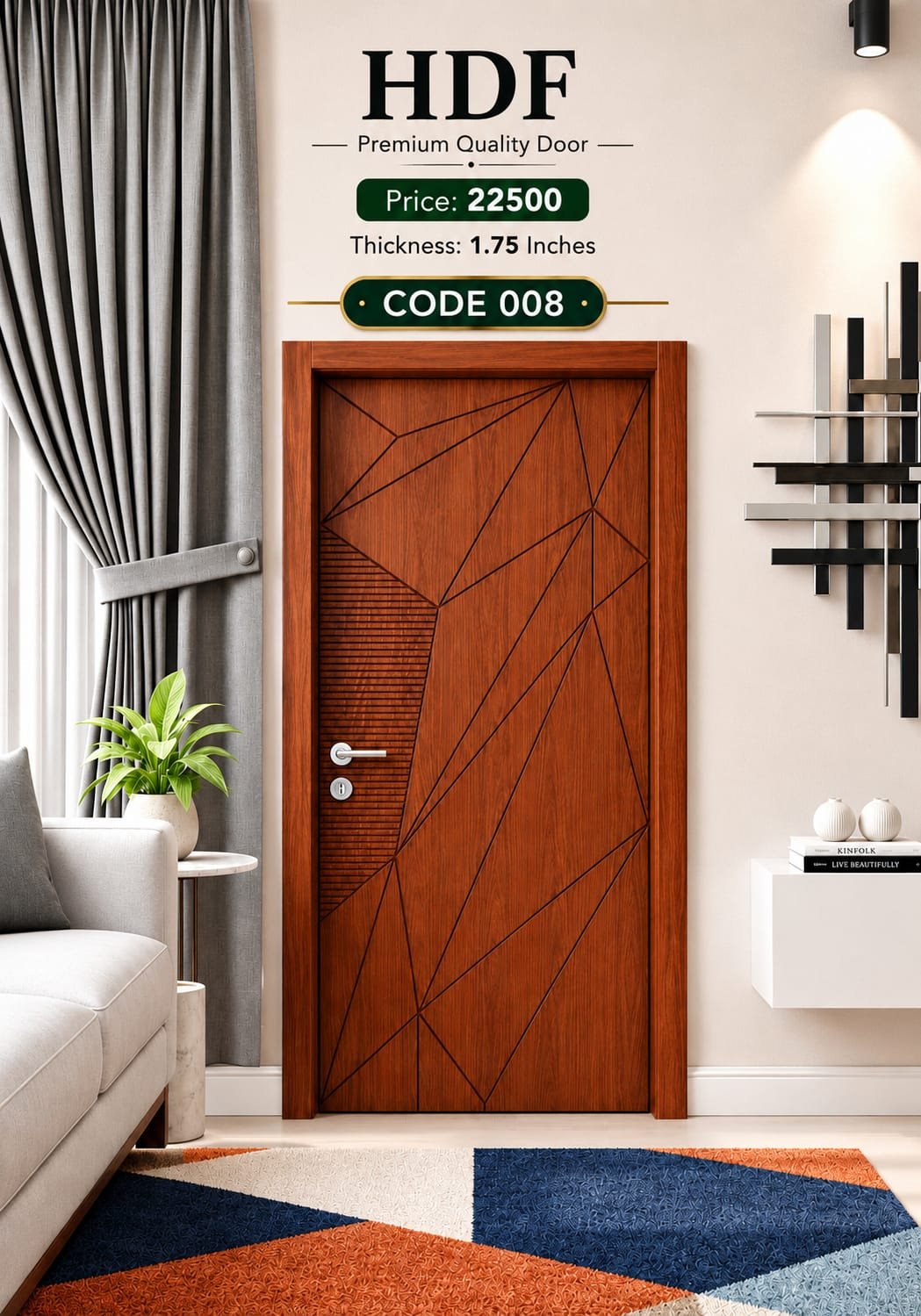 EcoWood HDF Door Code 008